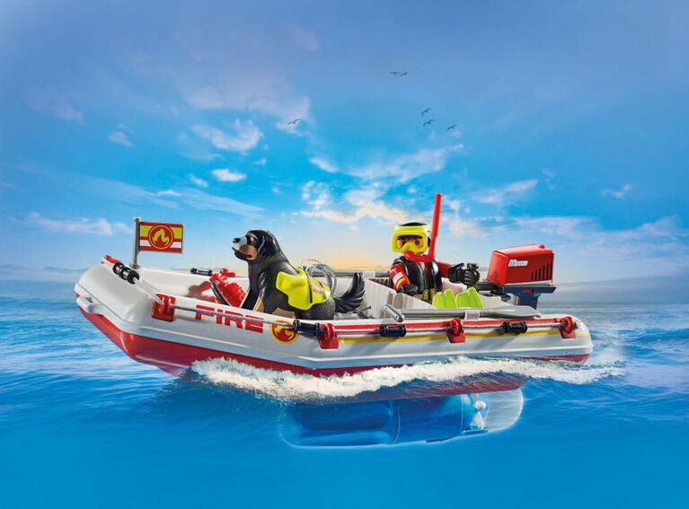 Playmobil - Fireboat with Aqua Scooter